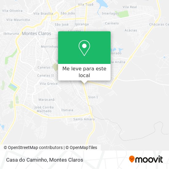 Casa do Caminho mapa