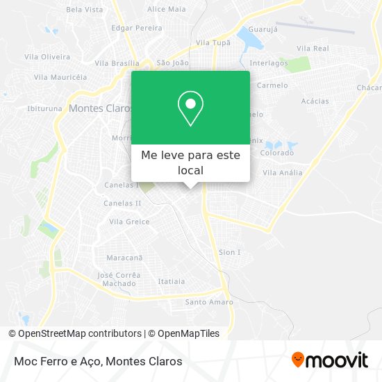 Moc Ferro e Aço mapa