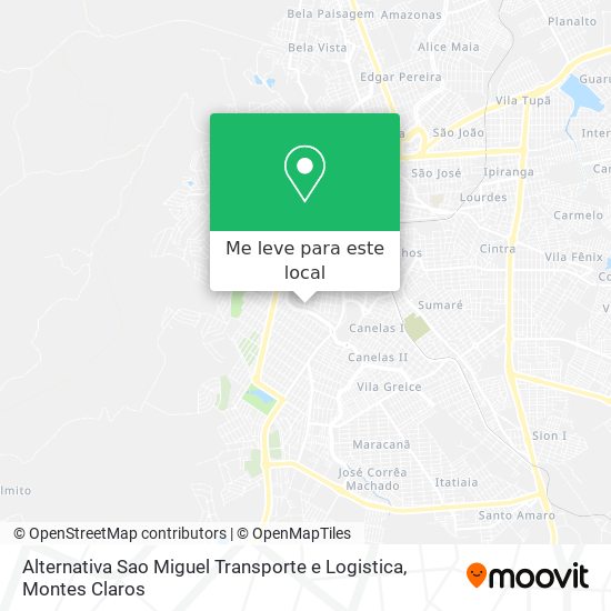 Alternativa Sao Miguel Transporte e Logistica mapa