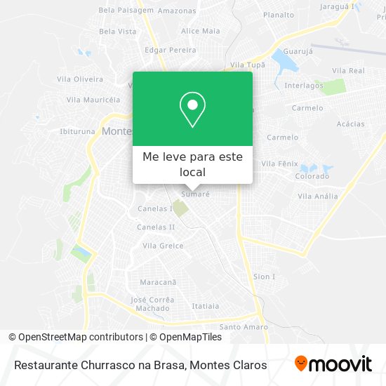 Restaurante Churrasco na Brasa mapa