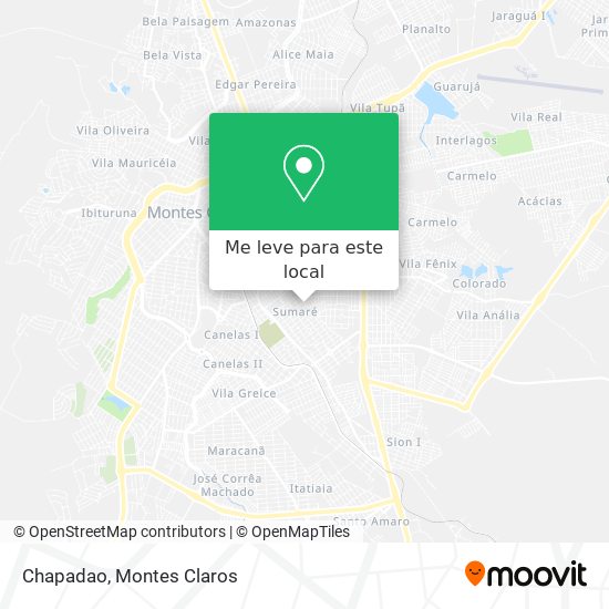 Chapadao mapa