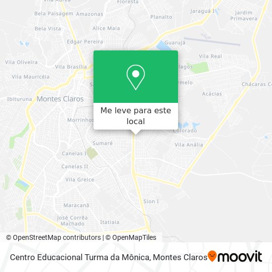 Centro Educacional Turma da Mônica mapa
