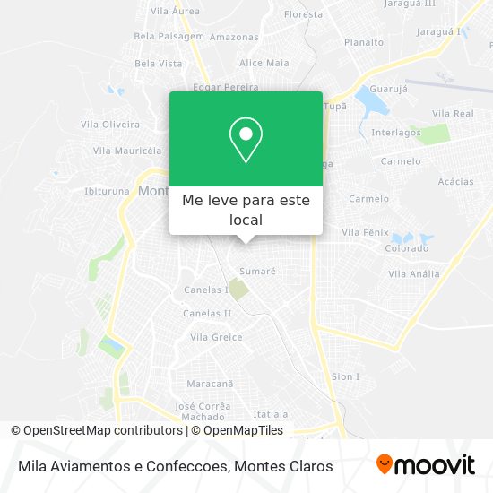 Mila Aviamentos e Confeccoes mapa