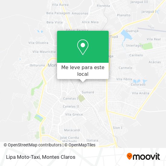 Lipa Moto-Taxi mapa