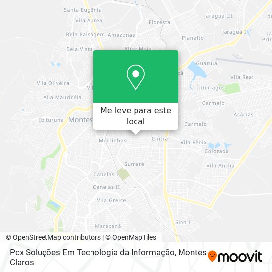 Pcx Soluções Em Tecnologia da Informação mapa