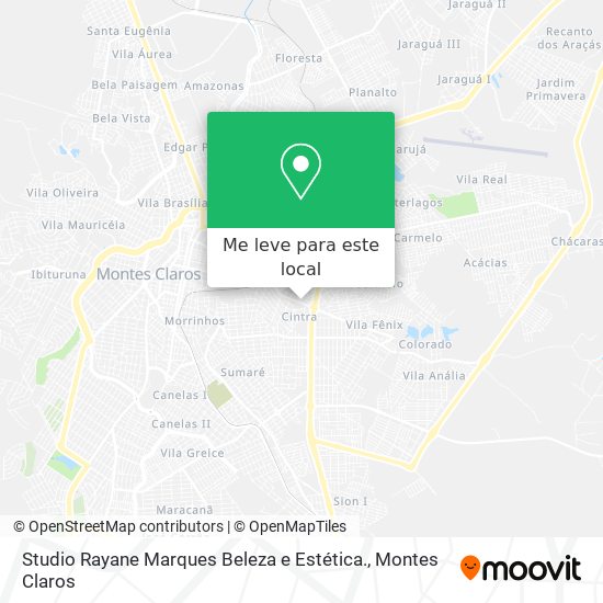 Studio Rayane Marques Beleza e Estética. mapa