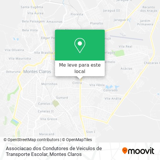 Associacao dos Condutores de Veiculos de Transporte Escolar mapa