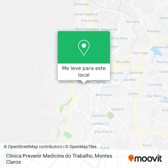 Clínica Prevenir Medicina do Trabalho mapa