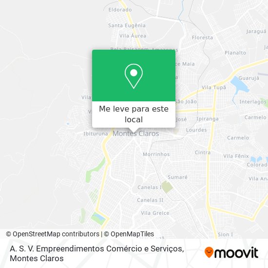 A. S. V. Empreendimentos Comércio e Serviços mapa
