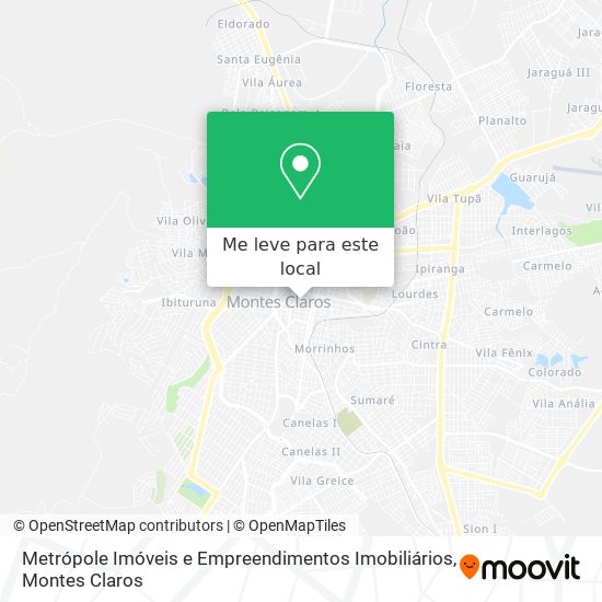 Metrópole Imóveis e Empreendimentos Imobiliários mapa