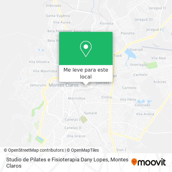 Studio de Pilates e Fisioterapia Dany Lopes mapa