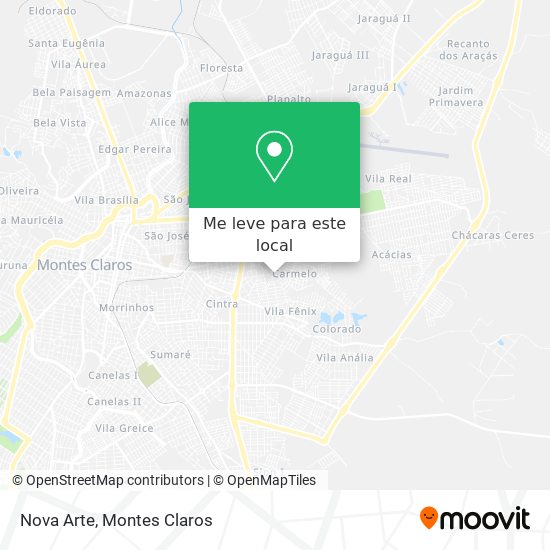 Nova Arte mapa