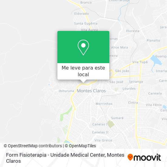 Form Fisioterapia - Unidade Medical Center mapa