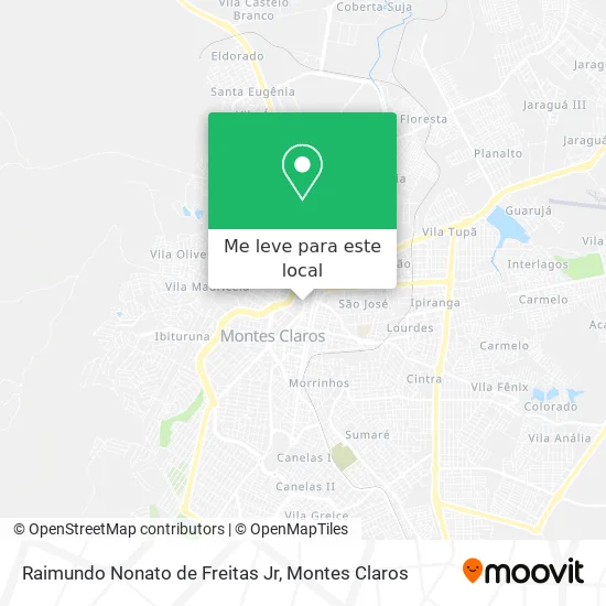 Raimundo Nonato de Freitas Jr mapa