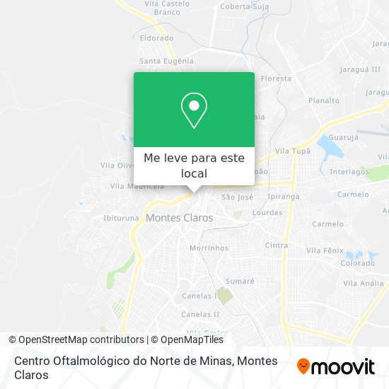 Centro Oftalmológico do Norte de Minas mapa