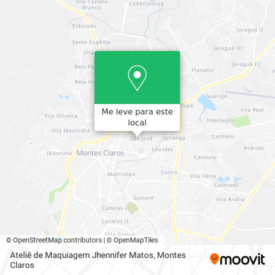 Ateliê de Maquiagem Jhennifer Matos mapa