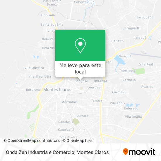 Onda Zen Industria e Comercio mapa