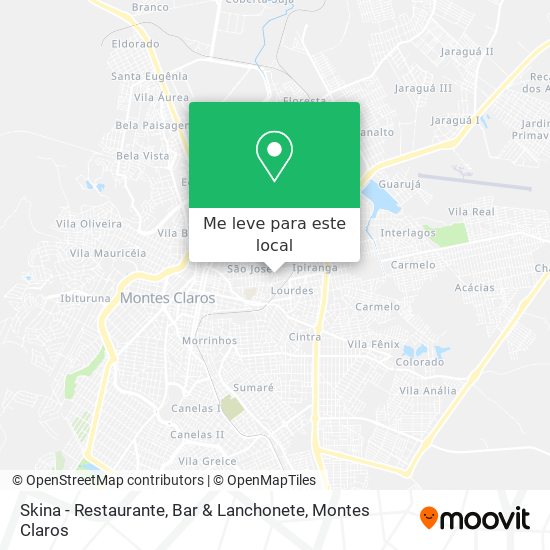 Skina - Restaurante, Bar & Lanchonete mapa
