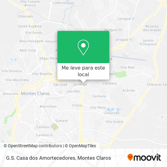 G.S. Casa dos Amortecedores mapa