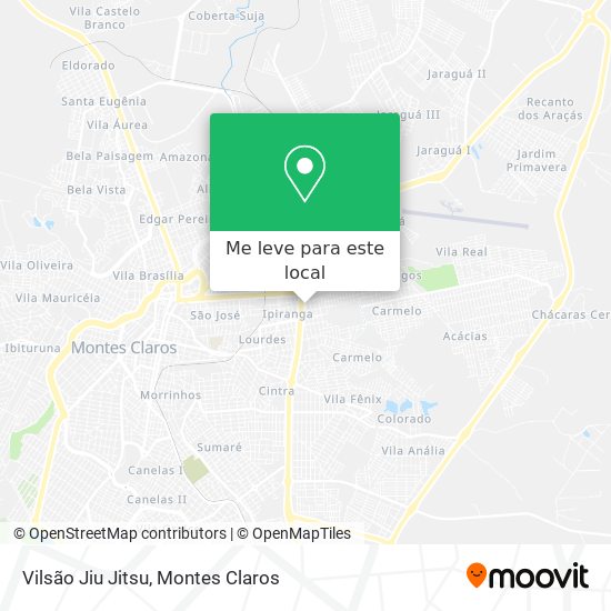Vilsão Jiu Jitsu mapa