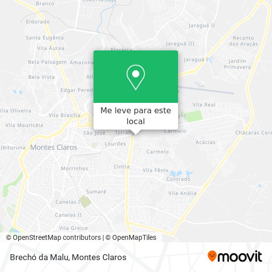 Brechó da Malu mapa