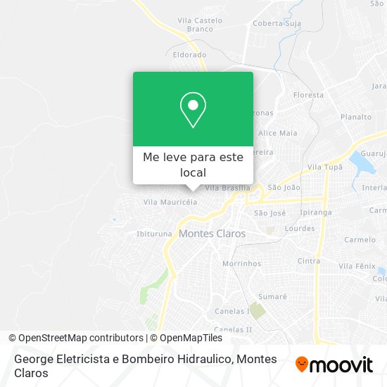 George Eletricista e Bombeiro Hidraulico mapa