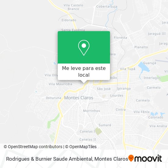 Rodrigues & Burnier Saude Ambiental mapa