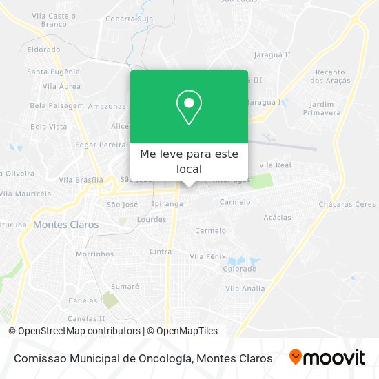Comissao Municipal de Oncología mapa