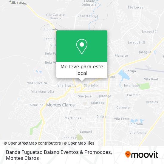 Banda Fuguetao Baiano Eventos & Promocoes mapa