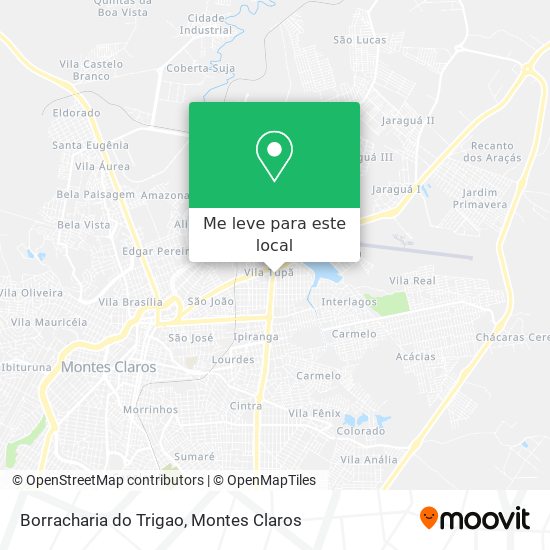 Borracharia do Trigao mapa