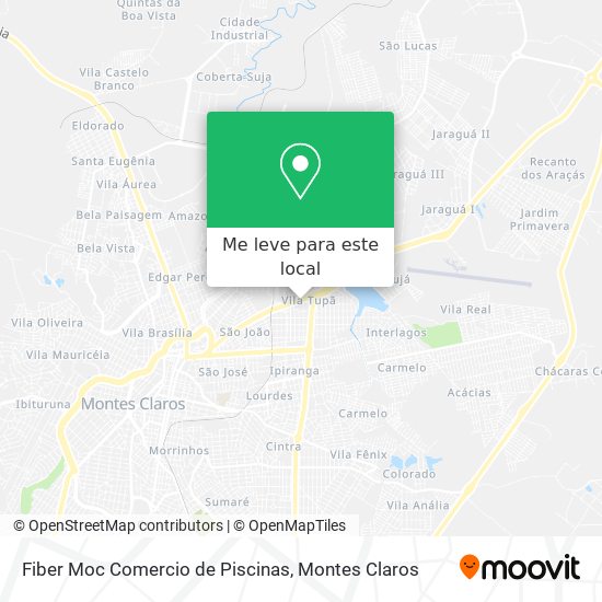 Fiber Moc Comercio de Piscinas mapa