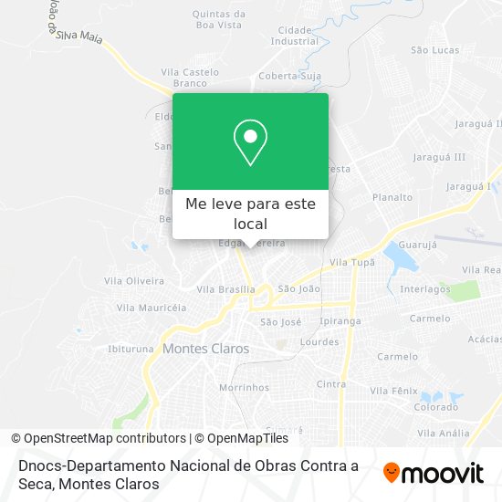 Dnocs-Departamento Nacional de Obras Contra a Seca mapa