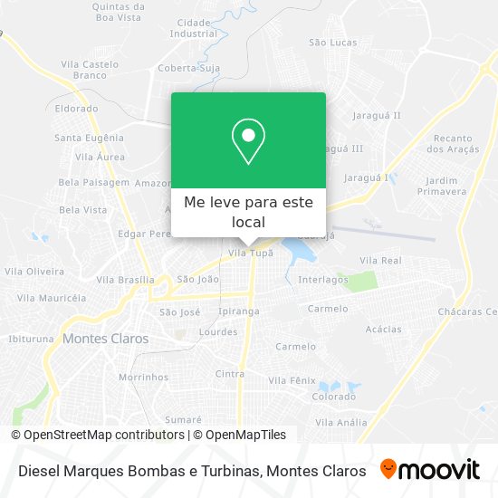 Diesel Marques Bombas e Turbinas mapa