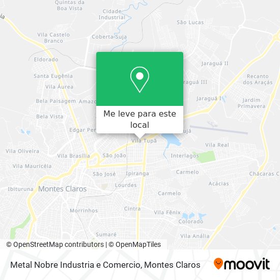 Metal Nobre Industria e Comercio mapa