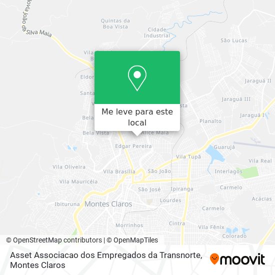 Asset Associacao dos Empregados da Transnorte mapa