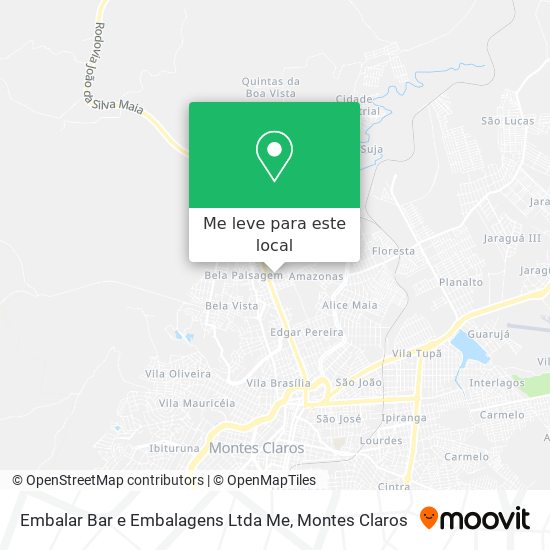 Embalar Bar e Embalagens Ltda Me mapa