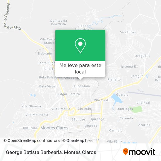 George Batista Barbearia mapa