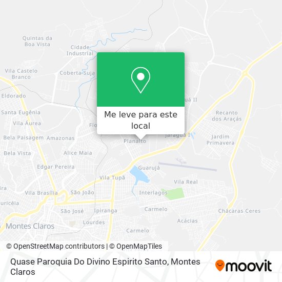 Quase Paroquia Do Divino Espirito Santo mapa