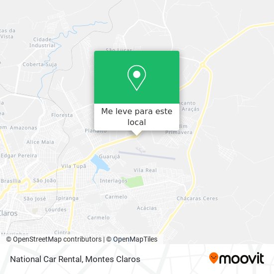 National Car Rental mapa