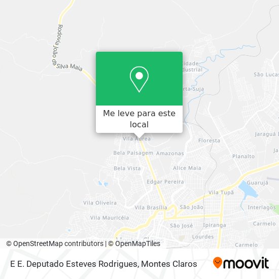 E E. Deputado Esteves Rodrigues mapa