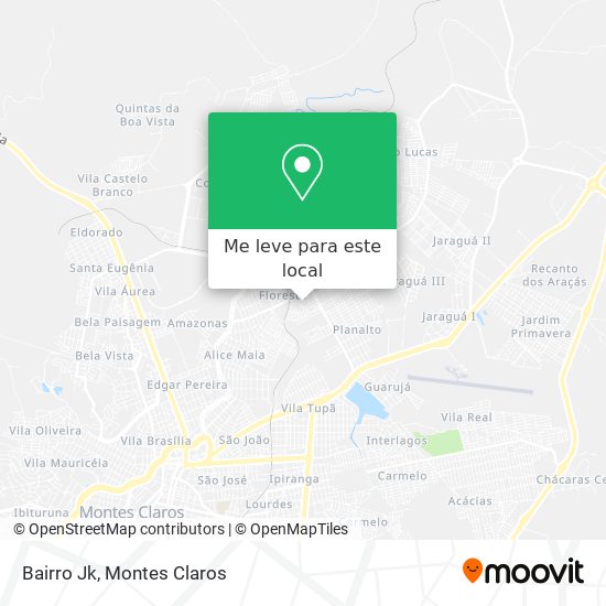 Bairro Jk mapa