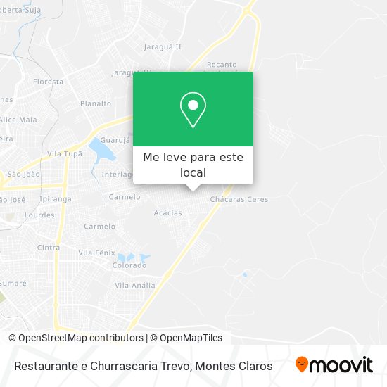 Restaurante e Churrascaria Trevo mapa