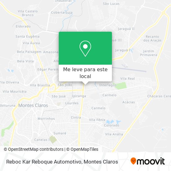 Reboc Kar Reboque Automotivo mapa