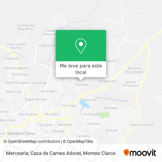 Mercearia, Casa de Carnes Adorei mapa