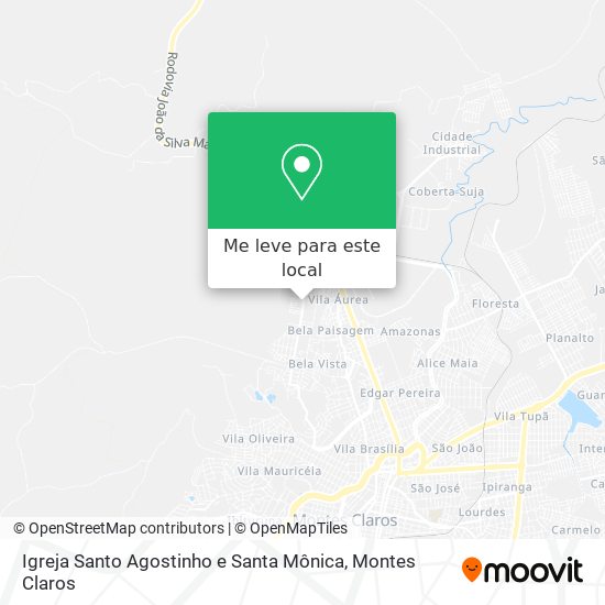 Igreja Santo Agostinho e Santa Mônica mapa