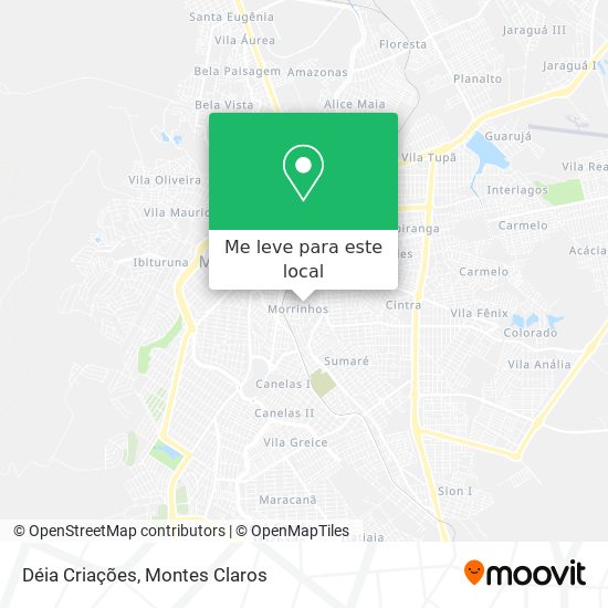 Déia Criações mapa