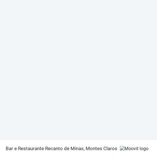 Bar e Restaurante Recanto de Minas mapa