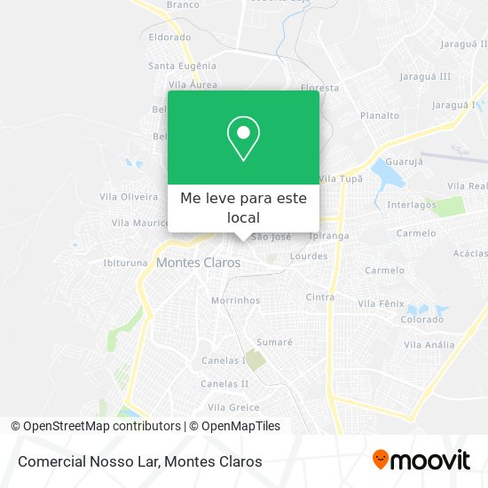 Comercial Nosso Lar mapa