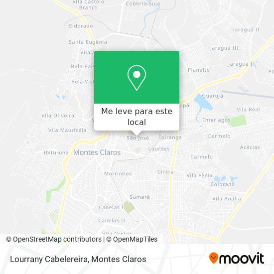 Lourrany Cabelereira mapa