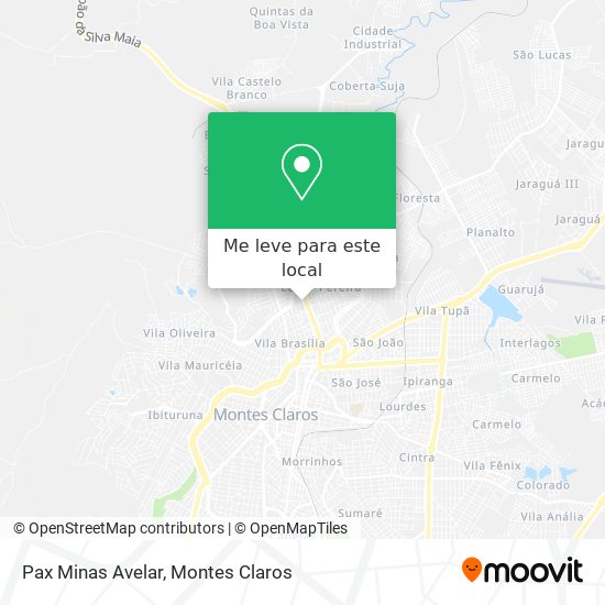 Pax Minas Avelar mapa